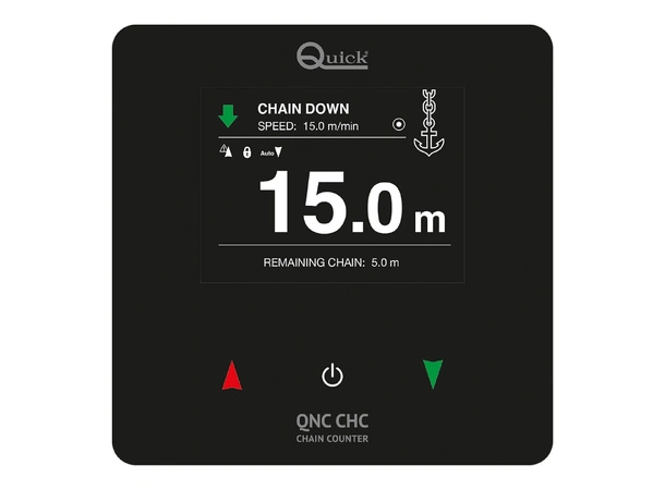 QUICK Kjettingteller QNC CHC 3,5" - Fargeskjerm